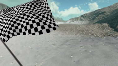 büyük damalı bayrağı