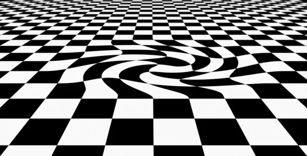 Black-white checkered plane — Stock Photo, Image