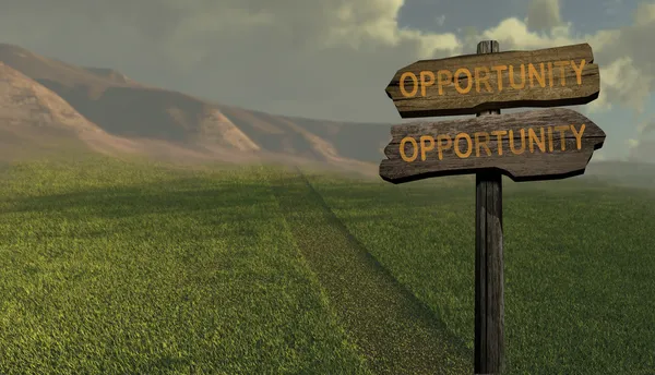 Oportunidade-oportunidade — Fotografia de Stock