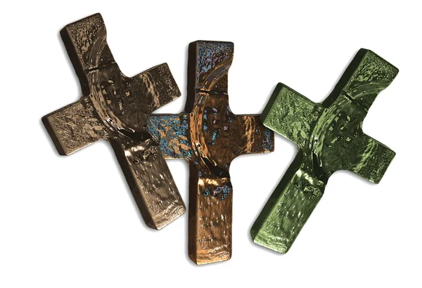 Cruces de madera — Foto de Stock