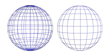 iki küreler tel kafes