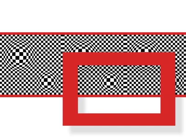 Czerwony sguare — Zdjęcie stockowe