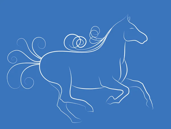 Caballo elegante — Archivo Imágenes Vectoriales