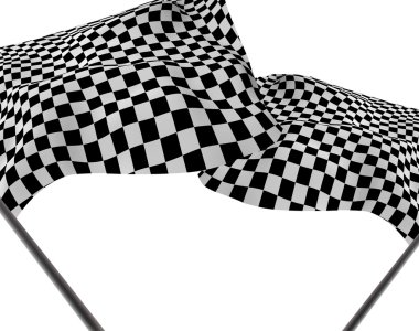 Large Checkered Flag clipart