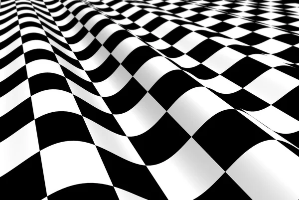 Plano preto-branco com onda — Fotografia de Stock