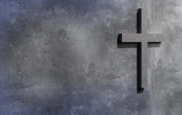 Duvarda haç var