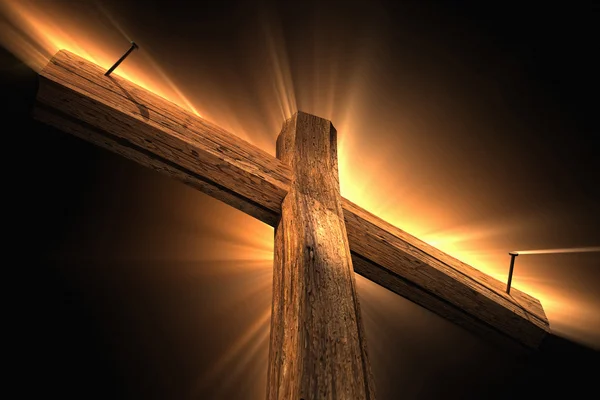 Wooden cross — Stock Photo, Image