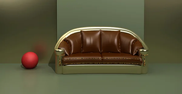 Современный диван — стоковое фото