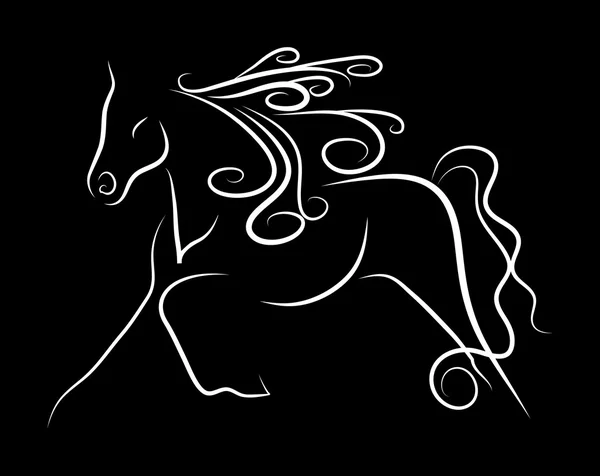 Elegante paard — Stockfoto