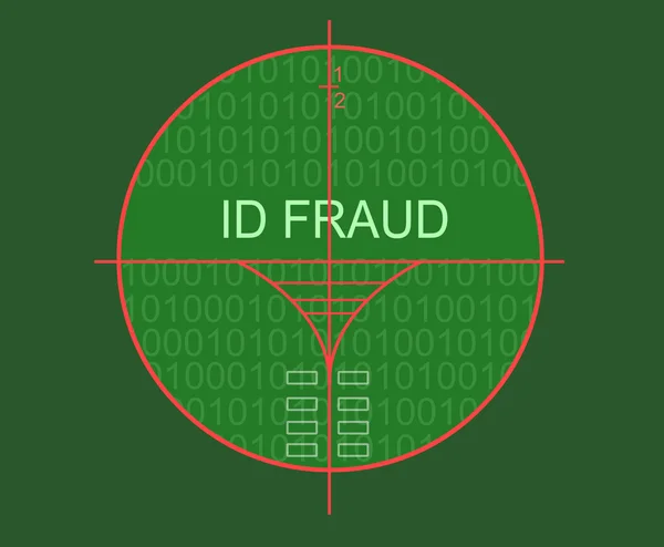 Fraude id cible — Zdjęcie stockowe