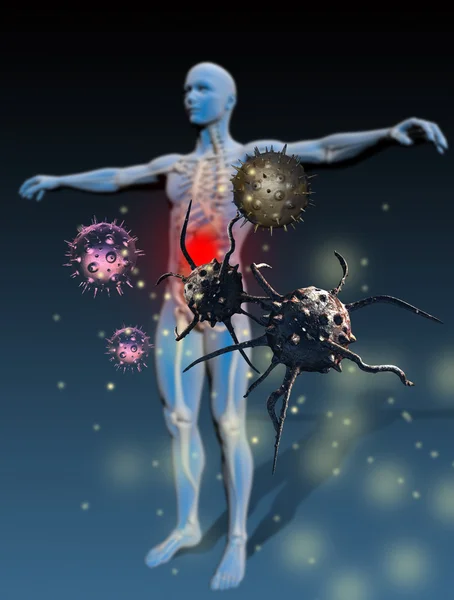 病気に対する免疫 — ストック写真
