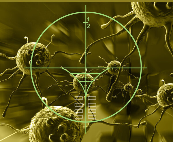 cloud of micro organizam