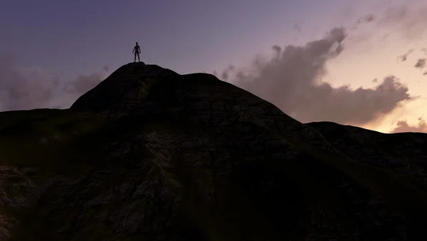 On the top of world — Stock Photo, Image