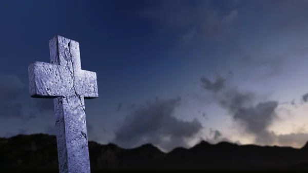 Crosses silhouette — Stock Photo, Image