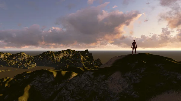 En la cima del mundo — Foto de Stock