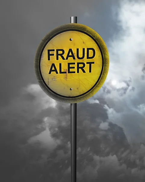 Warning of Fraud — Stock Photo, Image