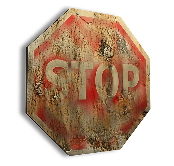 Stoppskylt — Stockfoto