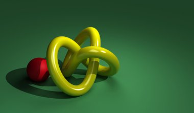 torus kırmızı topu ile