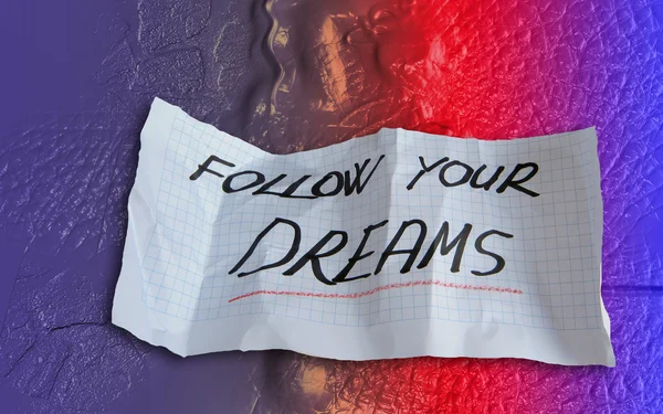 Segui i tuoi sogni — Foto Stock