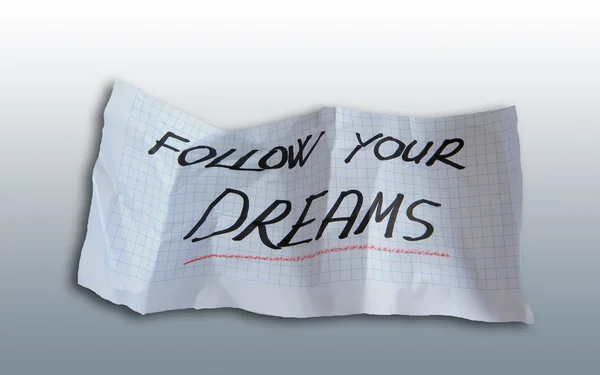 Follow your dreams — Stock Photo, Image