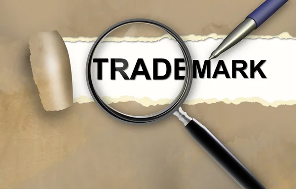 Trademark text — Stock Photo, Image