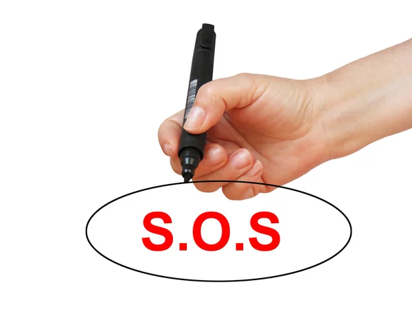 S.O.S — Stock Photo, Image