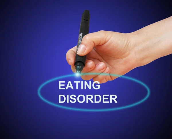 Eating disorder — Stock Photo, Image