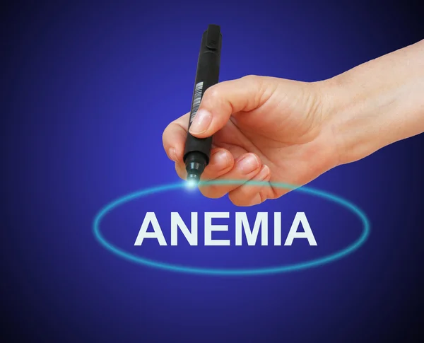 Concetto di anemia — Foto Stock