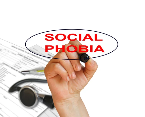 Fobia social — Fotografia de Stock