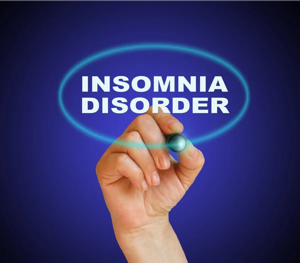 Insomnia disorder — Stock Photo, Image