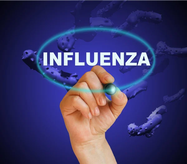 Influenza — Foto Stock