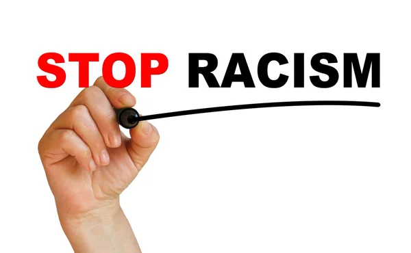 STOP RACISM — Stock Photo, Image