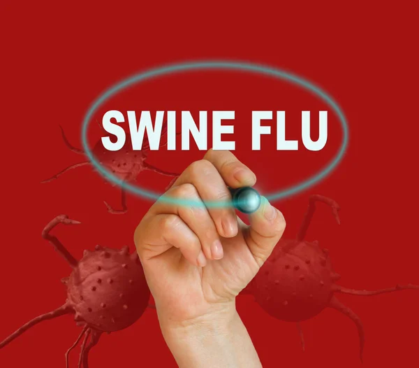 Świńska grypa — Zdjęcie stockowe