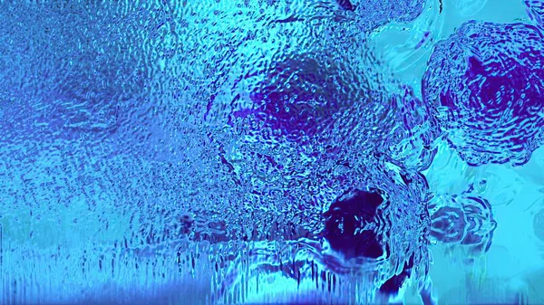 Ілюстрація Пошкоджена Розпадається Ракова Клітина Замороженому Стані — стокове фото