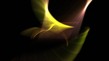 3d illüstrasyon - Hipnotik çizgiler geometrik desenler yaratır. Bilgisayar grafikleri