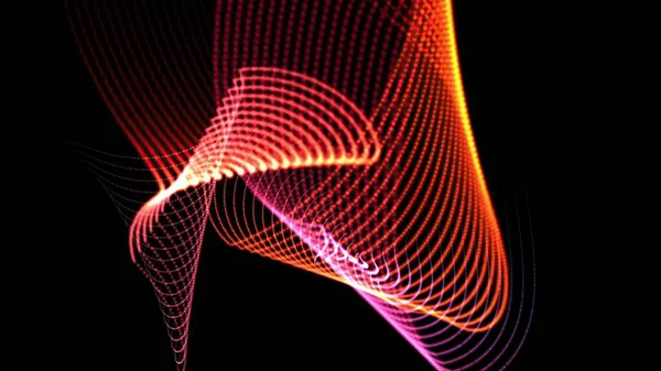 Illusztráció Vonalak Hipnotikus Rácsa Geometriai Mintákat Hoz Létre Számítógépes Grafika — Stock Fotó
