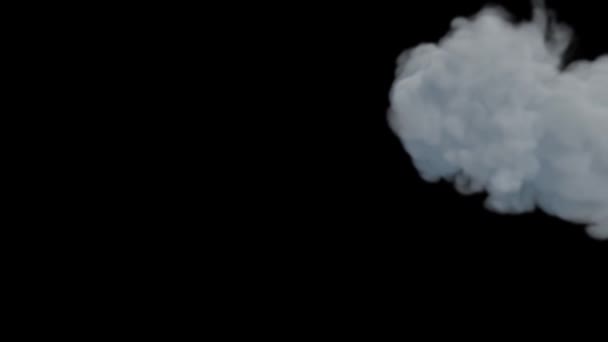 Animace Výbuchu Ohnivé Koule — Stock video