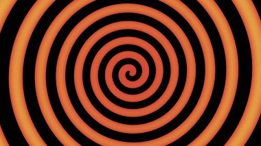 3D illüstrasyon - psikedelik hipnotik spiral soyut arka plan
