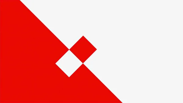 Ilustración Dos Rectángulo Rojo Estilo Arte Minimalista —  Fotos de Stock