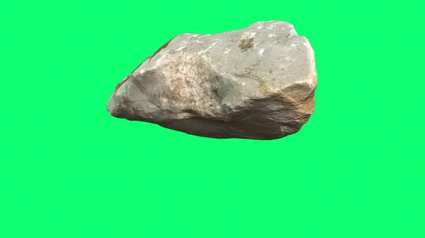 Ілюстрація Камінь Фоні Зеленого Екрану — стокове фото