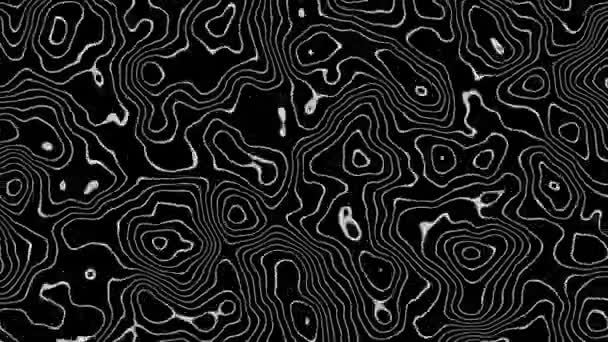 Abstract Digital Texture Wave Material Movement Background Seamless Loop Lines — стоковое видео