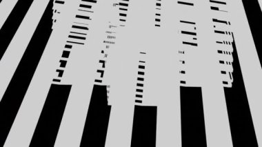 abstract black and white motion background with moving lines