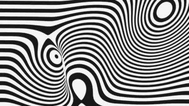 abstract black and white motion background with moving lines