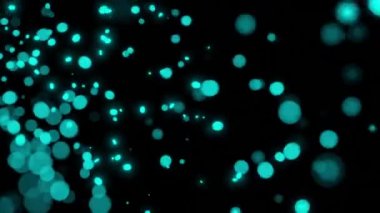 Alevli mavi ateşin 3 boyutlu animasyonu parlayan alev alev alev yanan kül parçacıkları kıvılcımlar saçar