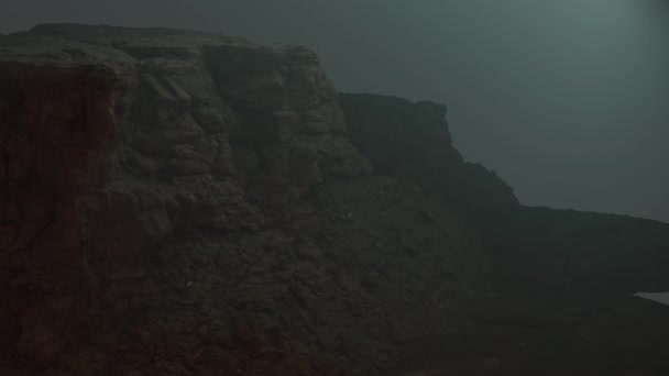 Canyonlands Barren Alien Sci Planet Animatie — Stockvideo