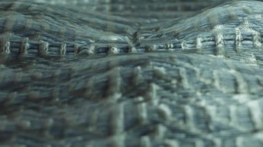 3D animasyon - hareket eden kumaş örgü süveter