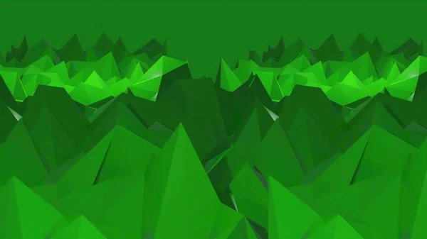 Иллюстрация Местность Зеленом Экране Стиле Мультфильма — стоковое фото