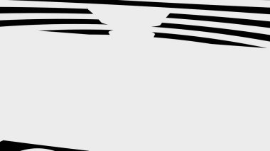 3d illüstrasyon - çizgileri olan soyut siyah beyaz arkaplan