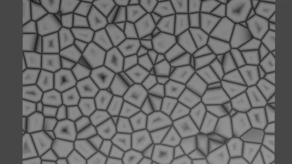Иллюстрация Вороной Геометрической Поверхности Популярные Ячейки Сетки — стоковое фото