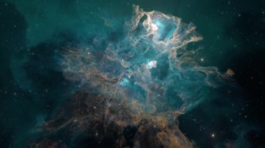 3D animasyon - Nebulaya yakınlaştırma